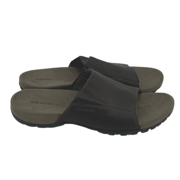 Merrell | Men's Sandspur Slide LTR Sandal | Brown | Size 12 - Picture 2 of 5